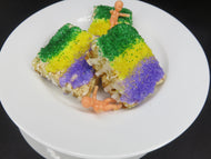 Mardi Gras Brownies