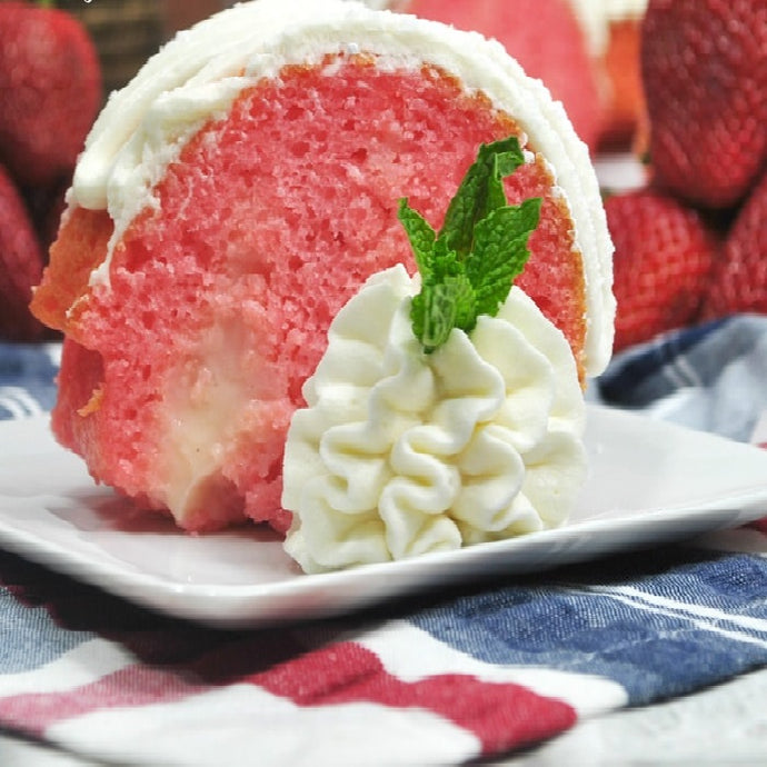 Strawberry Bundt Cake